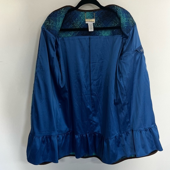 Soft Surroundings Boucle Plaid Wool Blend Jacket - Picture 13 of 14